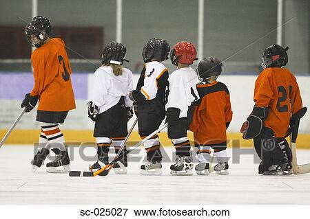 Stock Photo - Young Hockey Team. Fotosearch