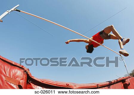Stock Image - High Jumper. Fotosearch