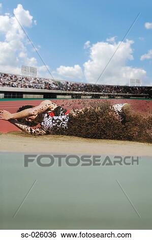 Long Jumper View Large Photo Image Stock Photograph - Long Jumper. Fotosearch