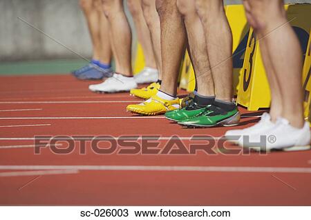 Runners at Starting Line View Large Photo Image Stock Image - Runners at Starting Line. Fotosearch
