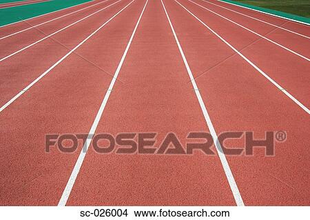 Picture - Running Track. Fotosearch