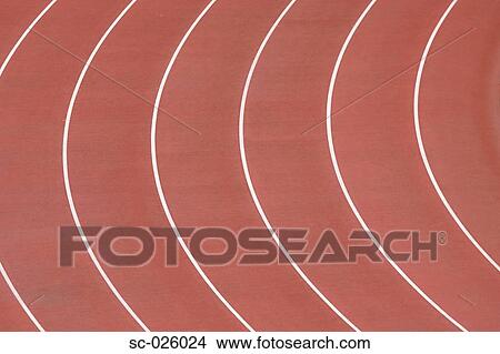Picture - Running Track. Fotosearch