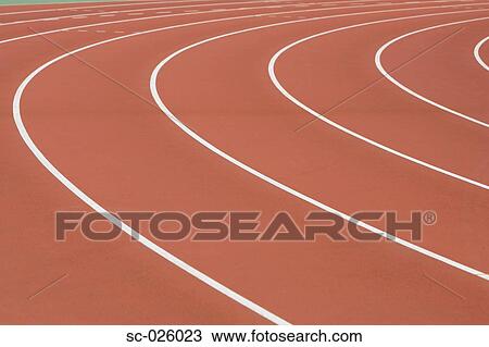 Stock Image - Running Track. Fotosearch