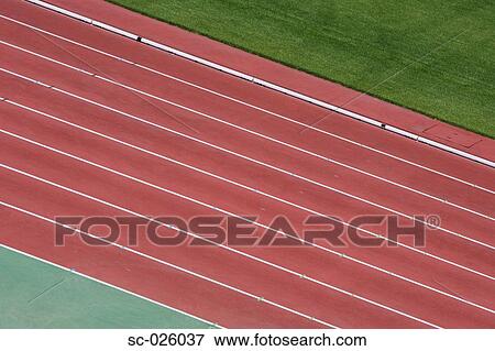 Stock Photo - Running Track. Fotosearch