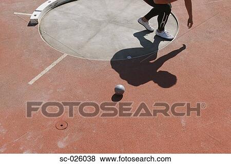 Shot Putter Getting Ready to Throw View Large Photo Image Stock Photo - Shot Putter Getting Ready to Throw. Fotosearch