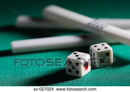 Mahjong chips and die View Large Photo Image Picture - Mahjong chips and die. Fotosearch