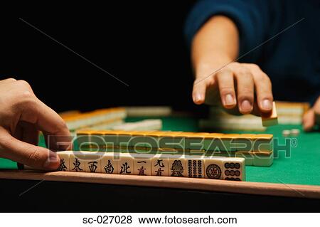 Mahjong players View Large Photo Image Stock Photo - Mahjong players. Fotosearch