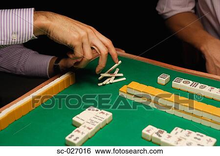 Mahjong players View Large Photo Image Stock Photograph - Mahjong players. Fotosearch