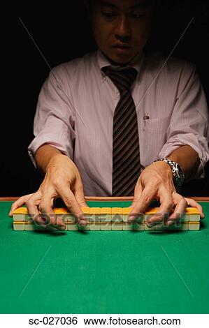 Mahjong players View Large Photo Image Stock Photograph - Mahjong players . Fotosearch
