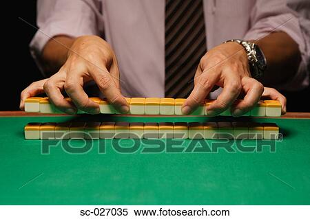 Stock Photography - Mahjong players . Fotosearch