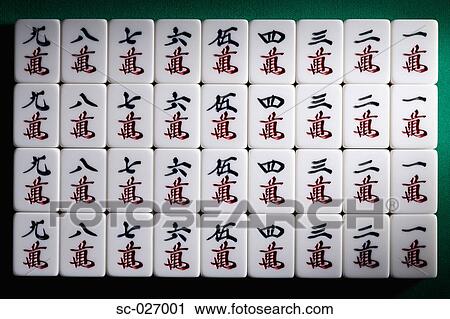 Mahjong tiles View Large Photo Image Stock Image - Mahjong tiles . Fotosearch