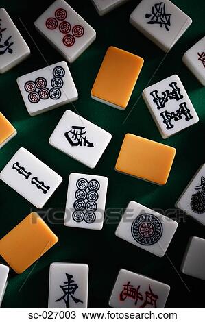 Stock Image - Mahjong tiles. Fotosearch