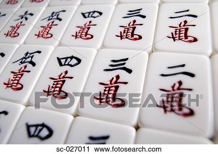 Mahjong tiles View Large Photo Image Stock Image - Mahjong tiles . Fotosearch