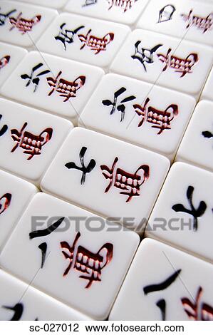 Mahjong tiles View Large Photo Image Stock Image - Mahjong tiles . Fotosearch