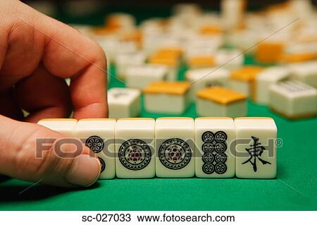 Playing mahjong View Large Photo Image Stock Image - Playing mahjong. Fotosearch