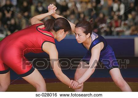 Two Wrestlers Fighting View Large Photo Image Stock Photograph - Two Wrestlers Fighting. Fotosearch