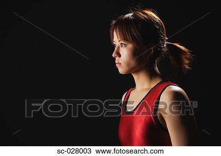 Stock Image - Woman Wrestler. Fotosearch