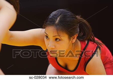 Wrestler Prepared to Fight View Large Photo Image Picture - Wrestler Prepared to Fight. Fotosearch
