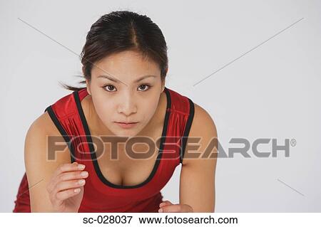 Stock Photo - Wrestler Prepared to Fight. Fotosearch