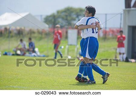 Soccer Players Celebrating View Large Photo Image Stock Image - Soccer Players Celebrating. Fotosearch