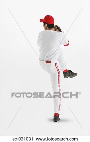 Pitcher Throwing Baseball View Large Photo Image Stock Image - Pitcher Throwing Baseball. Fotosearch