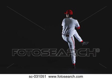 Pitcher Throwing Baseball View Large Photo Image Stock Image - Pitcher Throwing Baseball. Fotosearch