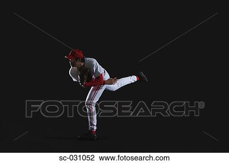Pitcher Throwing Baseball View Large Photo Image Stock Image - Pitcher Throwing Baseball. Fotosearch