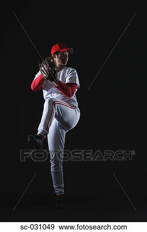 Pitcher Throwing Baseball View Large Photo Image Stock Photo - Pitcher Throwing Baseball. Fotosearch