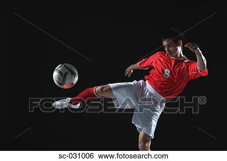 Soccer Player View Large Photo Image Stock Photograph - Soccer Player . Fotosearch