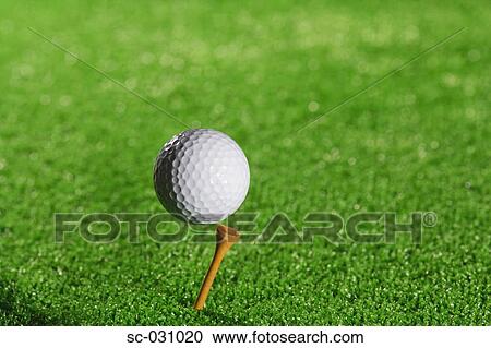 Stock Image - Teeing Off. Fotosearch