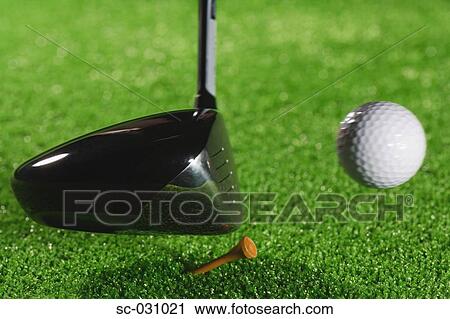 Stock Image - Teeing Off. Fotosearch