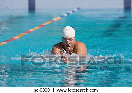 Athlete competing for breaststroke swimming stroke View Large Photo Image Stock Image - Athlete competing for breaststroke swimming stroke. Fotosearch