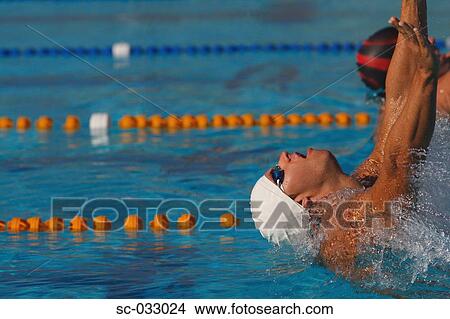 Australian swimmers competing for backstroke swimming View Large Photo Image Picture - Australian swimmers competing for backstroke swimming. Fotosearch