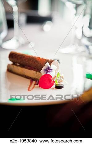 -Complicite de foie gras et gelus colorees-. Restaurant The Pirate, Erbalunga, Corsica. View Large Photo Image Stock Image - -Complicite de foie gras et gelus colorees-. Restaurant The Pirate, Erbalunga, Corsica.. Fotosearch
