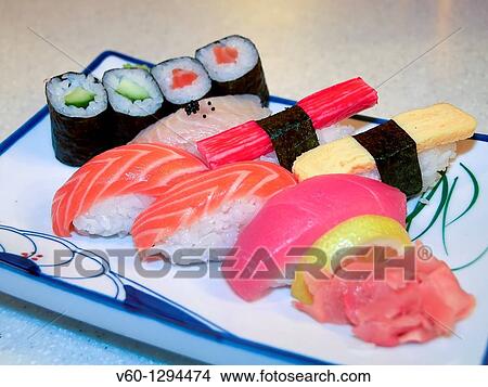 -Fresh Japanese Food- View Large Photo Image Picture - -Fresh Japanese Food-. Fotosearch