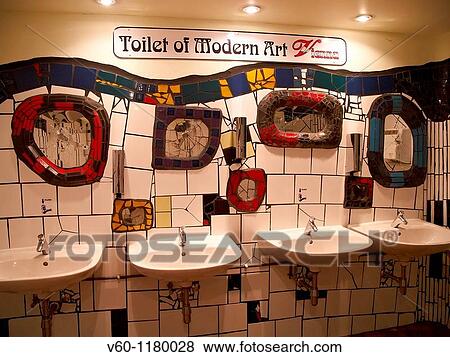 Stock Photo - -Toilet of Modern Art- Wien (Austria).. Fotosearch