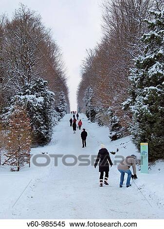 -Winter in Shonbrunn Park- Wien(Austria). View Large Photo Image Stock Photography - -Winter in Shonbrunn Park- Wien(Austria).. Fotosearch