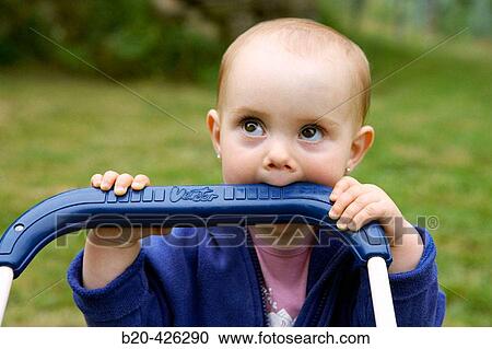 1 year old girl View Large Photo Image Stock Image - 1 year old girl. Fotosearch