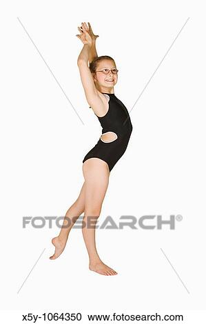 10 year old caucasian girl in gymnastics poses View Large Photo Image Stock Image - 10 year old caucasian girl in gymnastics poses. Fotosearch