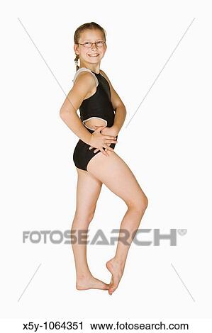 10 year old caucasian girl in gymnastics poses View Large Photo Image Stock Image - 10 year old caucasian girl in gymnastics poses. Fotosearch