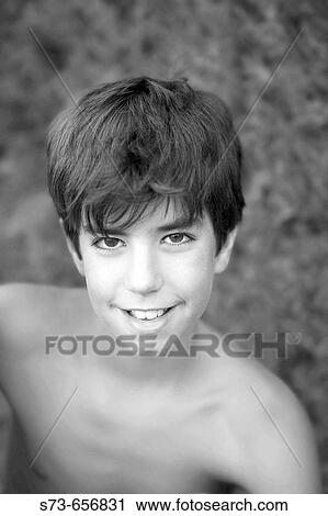 Stock Image - 11 year old boy. Fotosearch