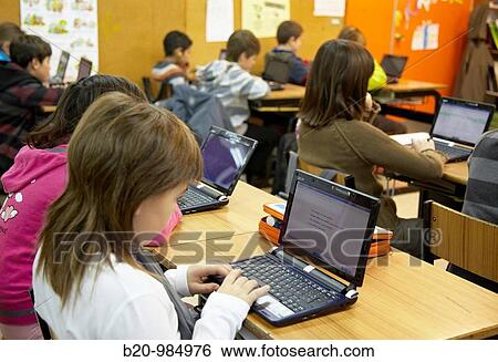 11 year old pupils using laptop computers, 5? de ESO, Ikastola Zurriola, San Sebastian, Guipuzcoa, Basque Country, Spain View Large Photo Image Stock Photograph - 11 year old pupils using laptop computers, 5? de ESO, Ikastola Zurriola, San Sebastian, Guipuzcoa, Basque Country, Spain. Fotosearch