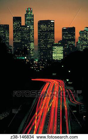 110 Freeway. Los Angeles. California. USA View Large Photo Image Picture - 110 Freeway. Los Angeles. California. USA. Fotosearch