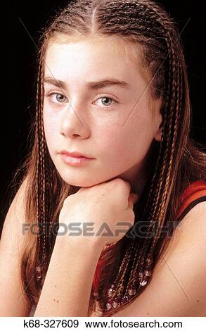 12 years old girl View Large Photo Image Stock Photo - 12 years old girl. Fotosearch