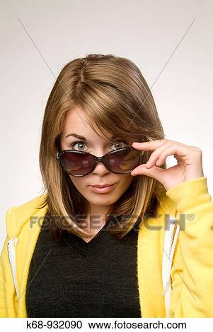 13 year old girl with sunglasses in studio portrait View Large Photo Image Stock Image - 13 year old girl with sunglasses in studio portrait. Fotosearch
