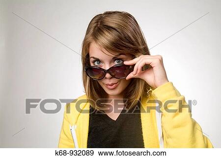 13 year old girl with sunglasses in studio portrait View Large Photo Image Stock Photo - 13 year old girl with sunglasses in studio portrait. Fotosearch