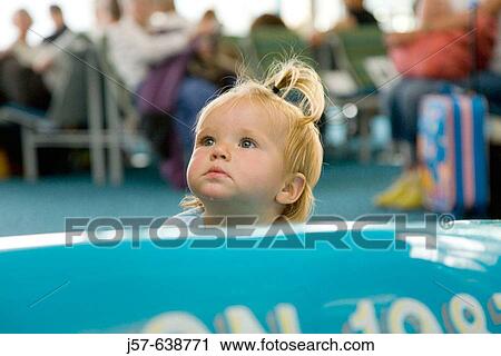 16 month old girl playing at the Vancouver airport. View Large Photo Image Stock Image - 16 month old girl playing at the Vancouver airport.. Fotosearch