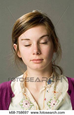 16 year old girl, headshot, studio View Large Photo Image Stock Photo - 16 year old girl, headshot, studio. Fotosearch