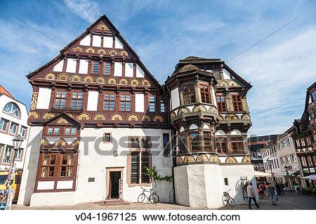 16th century traditional timbered house (Dean's House) in Hoexter, North Rhine-Westphalia, Germany, Europe View Large Photo Image Stock Photography - 16th century traditional timbered house (Dean's House) in Hoexter, North Rhine-Westphalia, Germany, Europe. Fotosearch