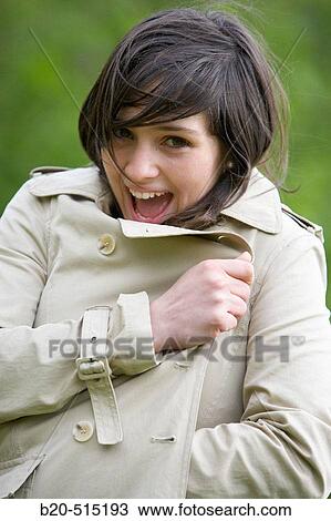 Stock Image - 17th years old girl. Fotosearch
